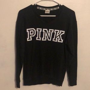 PINK black and white sweater